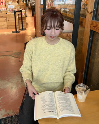 Basic round neck knit