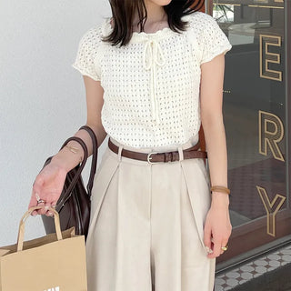 Simple faux leather belt