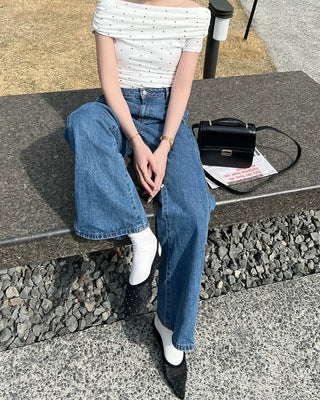 Dot Cubic Pointed Toe