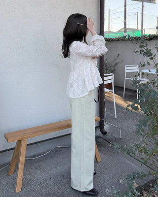 Basic wide-leg pants