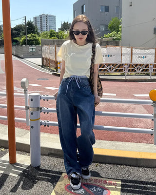 Stud Line Denim Pants