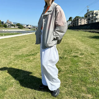 Side-button sweatpants