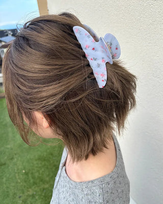Mini flower hair clip