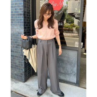 Center-creased slacks