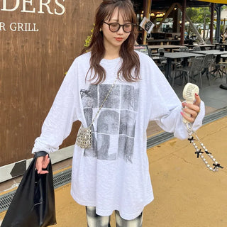(Unisex) Square Long T-Shirt