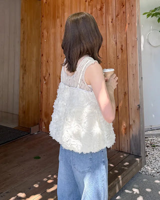 Rose Detail Bustier