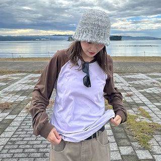 Melange Knit Bucket Hat