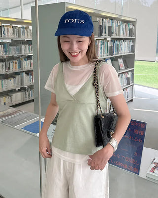 Mash Short-Sleeve Sleeveless Layered Set