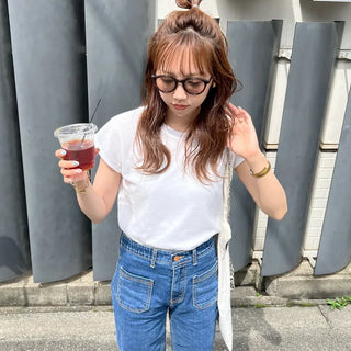 Round neck short-sleeve T-shirt