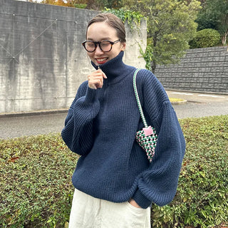 (Unisex) Half-Zip Knit