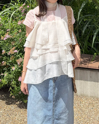 Muffler set Kankan sleeveless