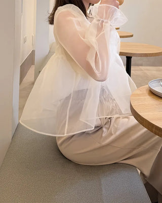Organza Volume Blouse
