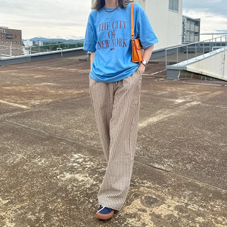 Striped Banding Pants