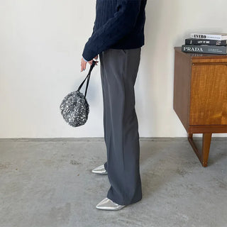Soft wide slacks