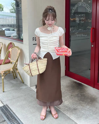 Simple long skirt
