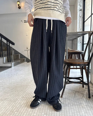 (Unisex) Striped Banding Pants