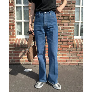Simple denim pants