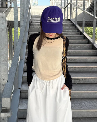 Simple raglan sleeve T-shirt