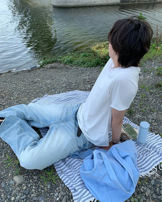 Cut-off point short-sleeved T-shirt