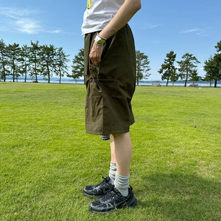 (Unisex) String Cargo Bermuda Pants