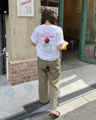 Tomato Lettering Loose Fit Short Sleeve T-Shirt