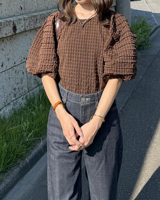 Big puff blouse