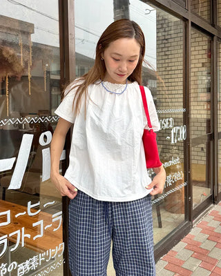 String Two-Way Nylon Blouse