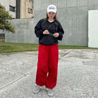 (Unisex) Pintuck String Pants