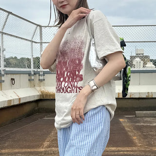 (Unisex) Gradient Lettering T-Shirt