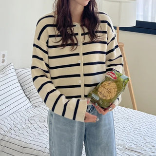Striped cardigan