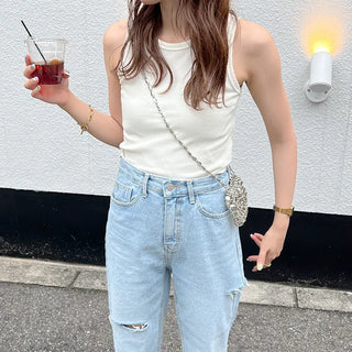 Basic Ribbed Sleeveless