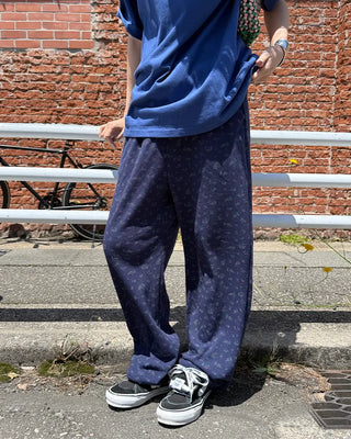 Flower Summer Waffle Easy Pants