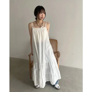 Lace Cantilever Camisole Dress