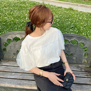 Organza Layered T-Shirt