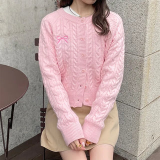 Ribbon Stitch Cardigan