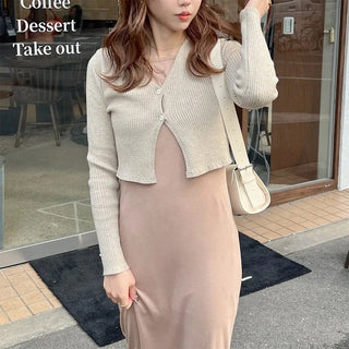 Basic slim long dress