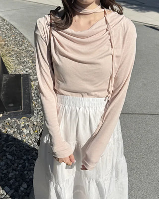 Slim Drape Point T-Shirt