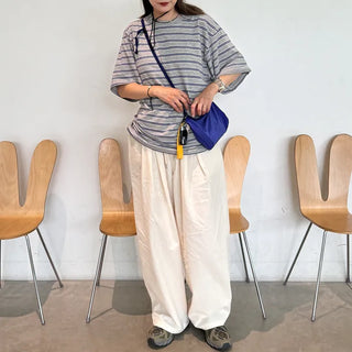 (Unisex) Cotton Wide Pants