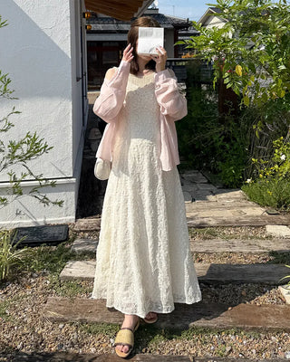 Pastel-colored sheer shirt