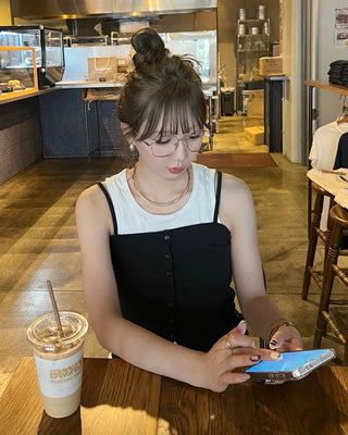 Button Rib Bustier