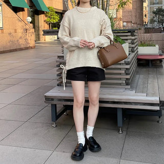 Eyelet Point Knit