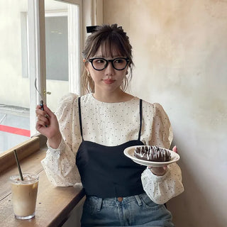 Bistier Dot Blouse Set