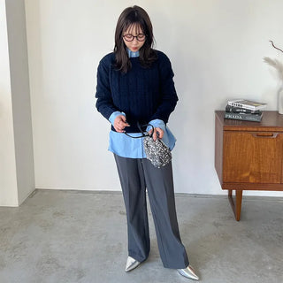 Round Cable Knit