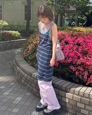 Border Heart Pocket Sleeveless