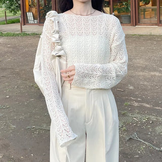 See-through loose knit