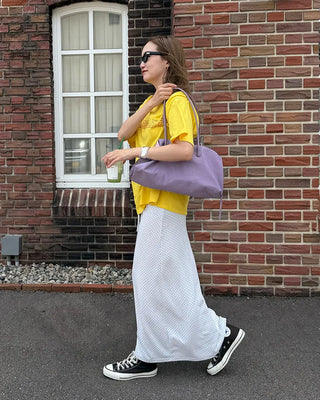 Nylon Multi-Square Tote Bag