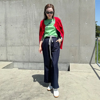 String stripe slacks