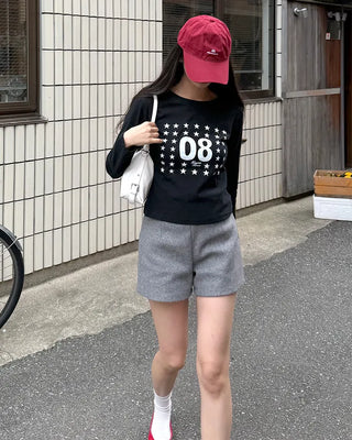 08 Point Slim Long-Sleeve T-Shirt
