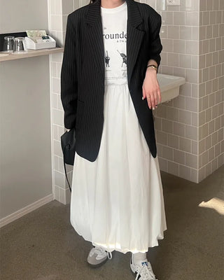 Balloon Fit Long Skirt