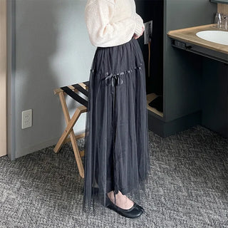 Tulle frill skirt